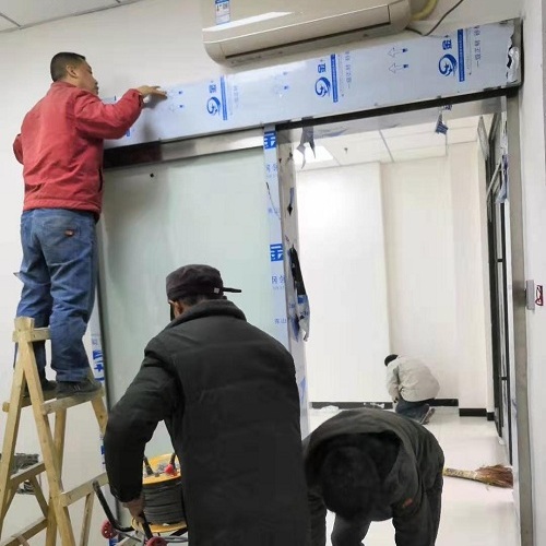 辦公室門(mén)禁自動(dòng)門(mén),成都單開(kāi)自動(dòng)門(mén)案例