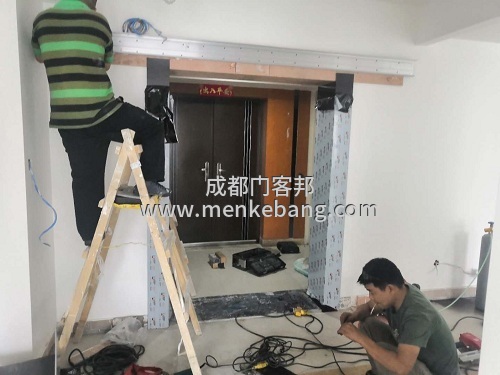 寫字樓辦公感應(yīng)門案例