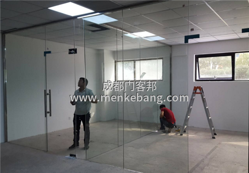 成都商鋪玻璃門,辦公室玻璃門安裝公司,成都哪里有賣玻璃門