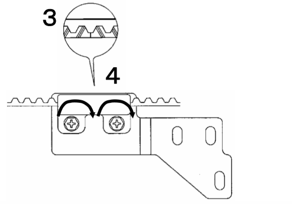 單開自動(dòng)門皮帶安裝 單開自動(dòng)門皮帶安裝